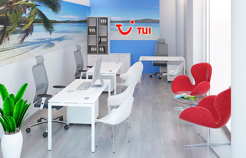 Поставка мебели для туристической компании Tui. Дизайн-проект