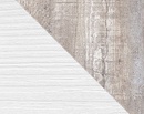 Бетон Пайн с лаковым покрытием / Белый Woodline
