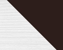 Горький шоколад с лаковым покрытием / Белый Woodline