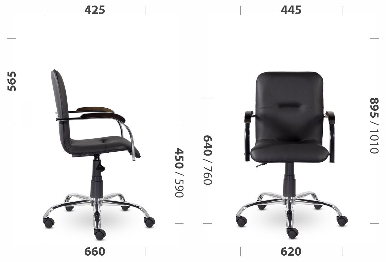 Кресло Самба GTP. Размеры