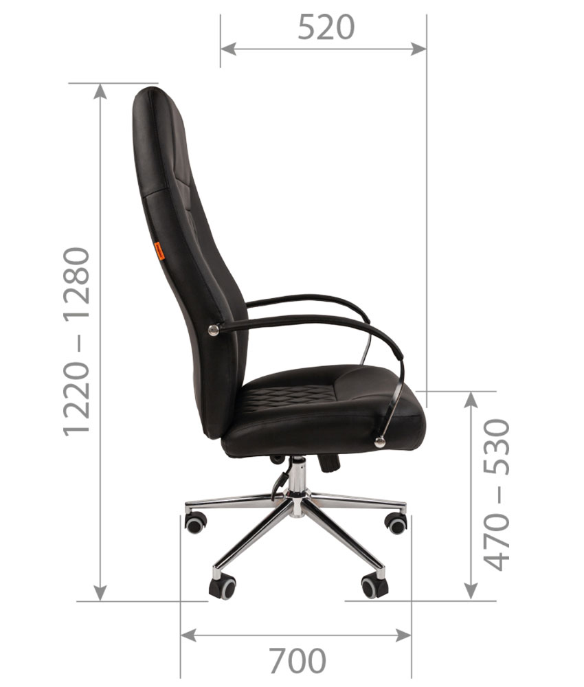 Кресло руководителя CH 950. Размеры