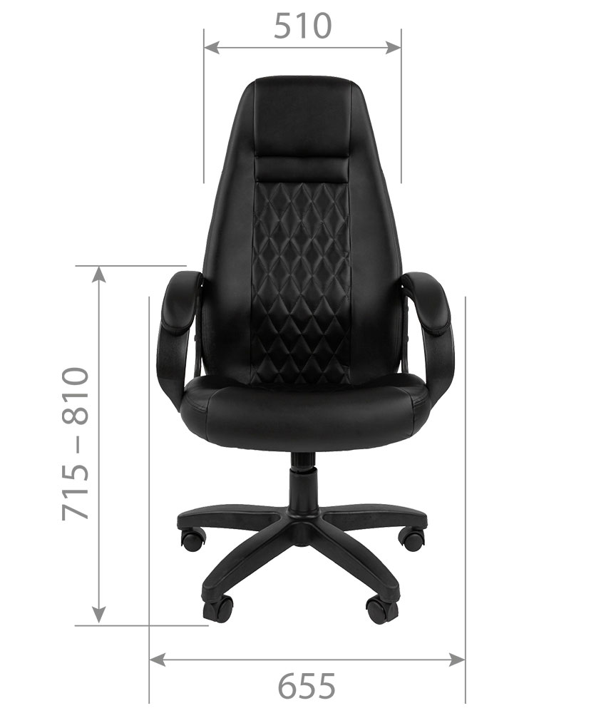 Кресло руководителя CH 950 LT. Размеры