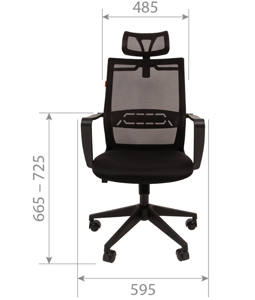 Кресло руководителя CH 545. Размеры