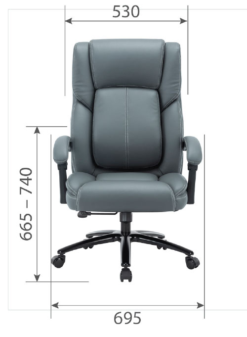 Кресло руководителя CH 415. Размеры