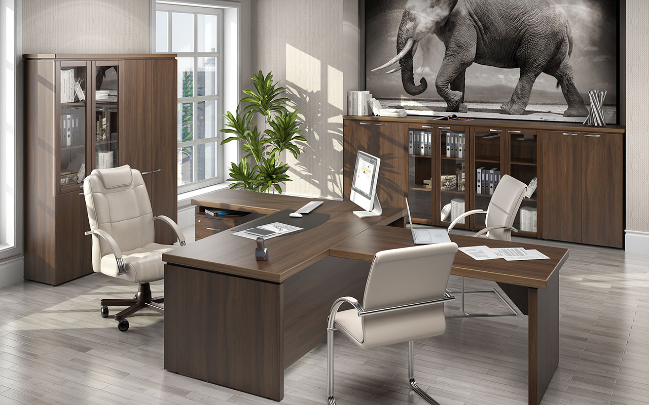 Офисная мебель для кабинета руководителя Милан