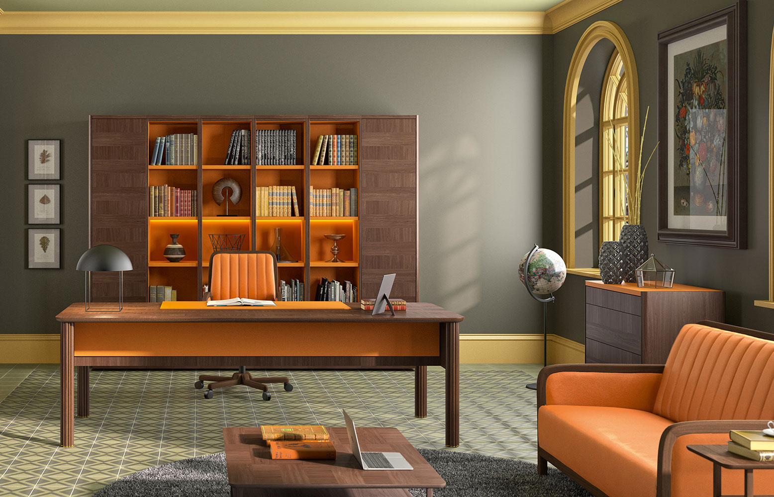 Офисная мебель для кабинета руководителя Art Deco
